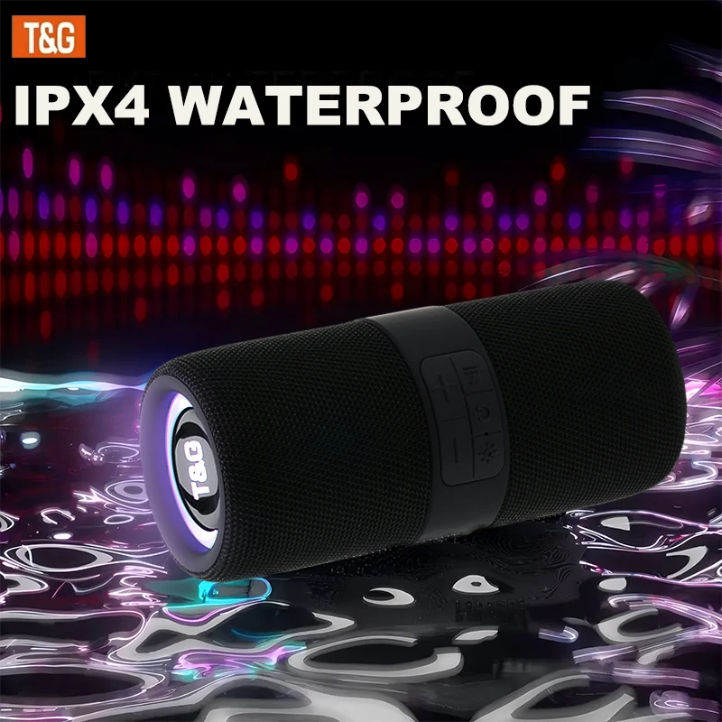 TG671 Outdoor Portable Wireless Speaker,with LED Light, IPX4 Waterproof, Dual Speaker Stereo, TWS Hands-free Call/TF Card/U Disk
TG671 Outdoor Portable Wireless Speaker,with LED Light, IPX4 Waterproof, Dual Speaker Stereo, TWS Hands-free Call/TF Card/U Disk