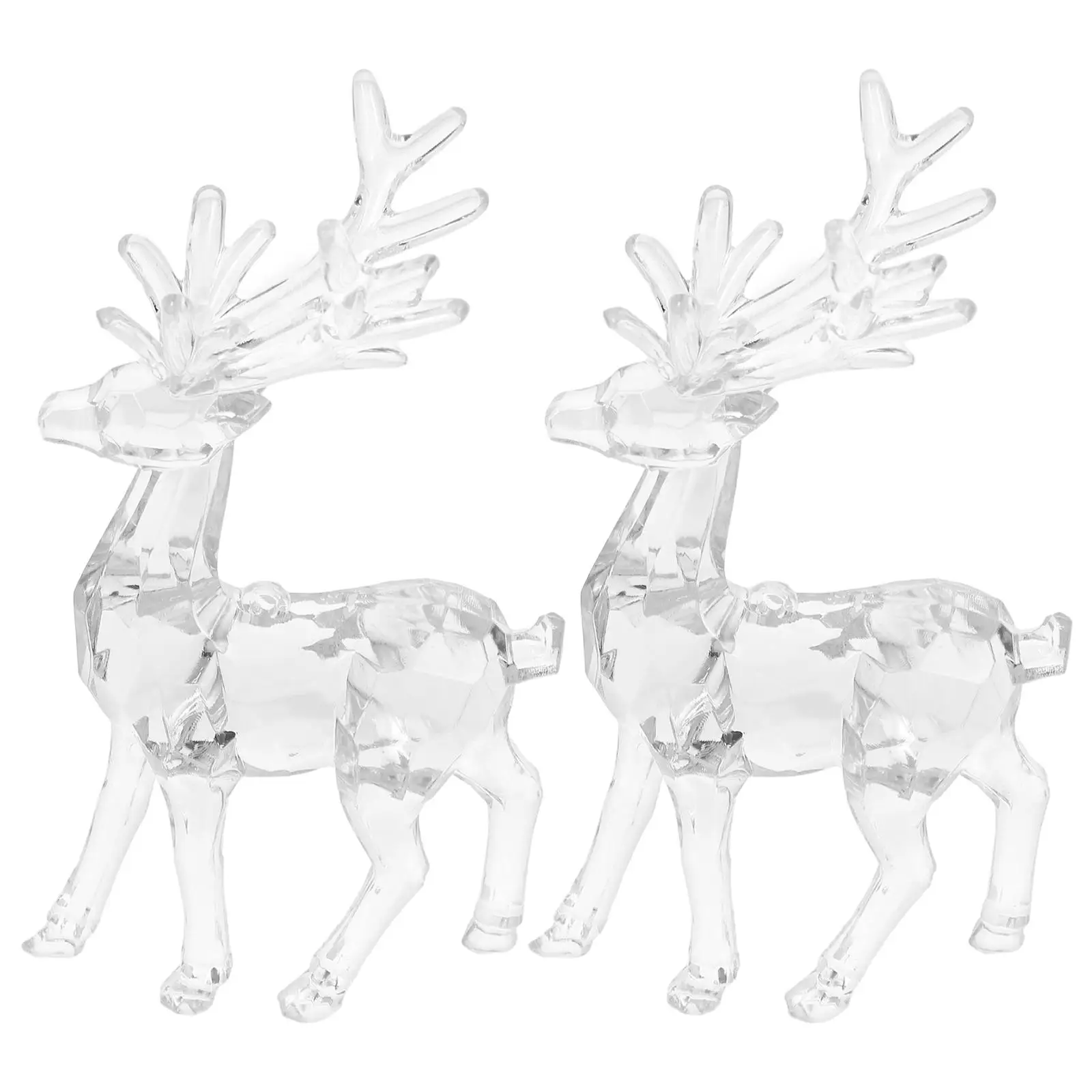 2 Pcs Transparent Acrylic Christmas Elk naments DIY Hanging Tree Pendant Decor Animal Deer Party Holiday Xmas Decoration Safe
2 Pcs Transparent Acrylic Christmas Elk naments DIY Hanging Tree Pendant Decor Animal Deer Party Holiday Xmas Decoration Safe