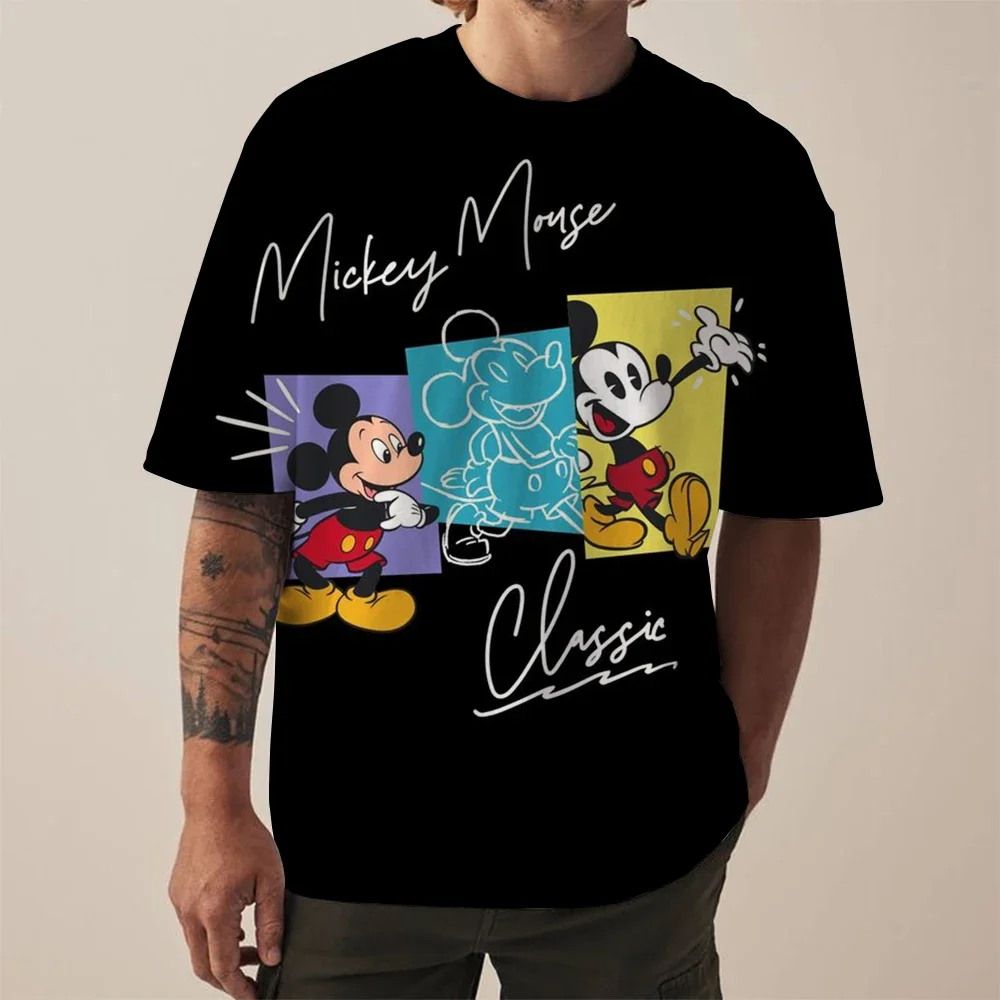 Men's T-shirt Pattern 3D Round Neck Disney Mickey Mouse Print Oversized Clothing Casual Daily Street Wear Short Sleeved Clothing
Men's T-shirt Pattern 3D Round Neck Disney Mickey Mouse Print Oversized Clothing Casual Daily Street Wear Short Sleeved Clothing