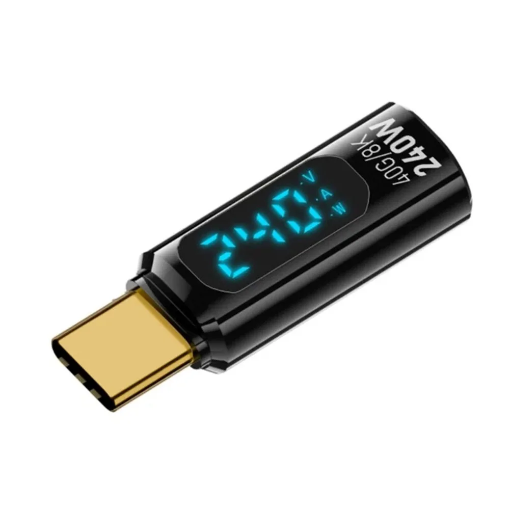 240W USB C Tester 2 Pack Power, Voltage Current LED Digital Display Adapter Readout Highly Speed Data Digital Display USB
240W USB C Tester 2 Pack Power, Voltage Current LED Digital Display Adapter Readout Highly Speed Data Digital Display USB