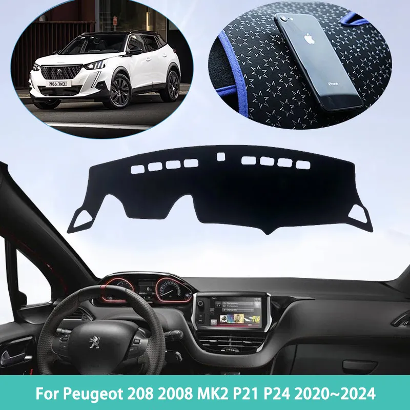 For Peugeot 208 2008 MK2 P21 P24 2020~2024 Auto Dashboard Cover Board Mat Carpet Rug Auto Sun Shade Cape Blanket Anti-sun 2021
For Peugeot 208 2008 MK2 P21 P24 2020~2024 Auto Dashboard Cover Board Mat Carpet Rug Auto Sun Shade Cape Blanket Anti-sun 2021