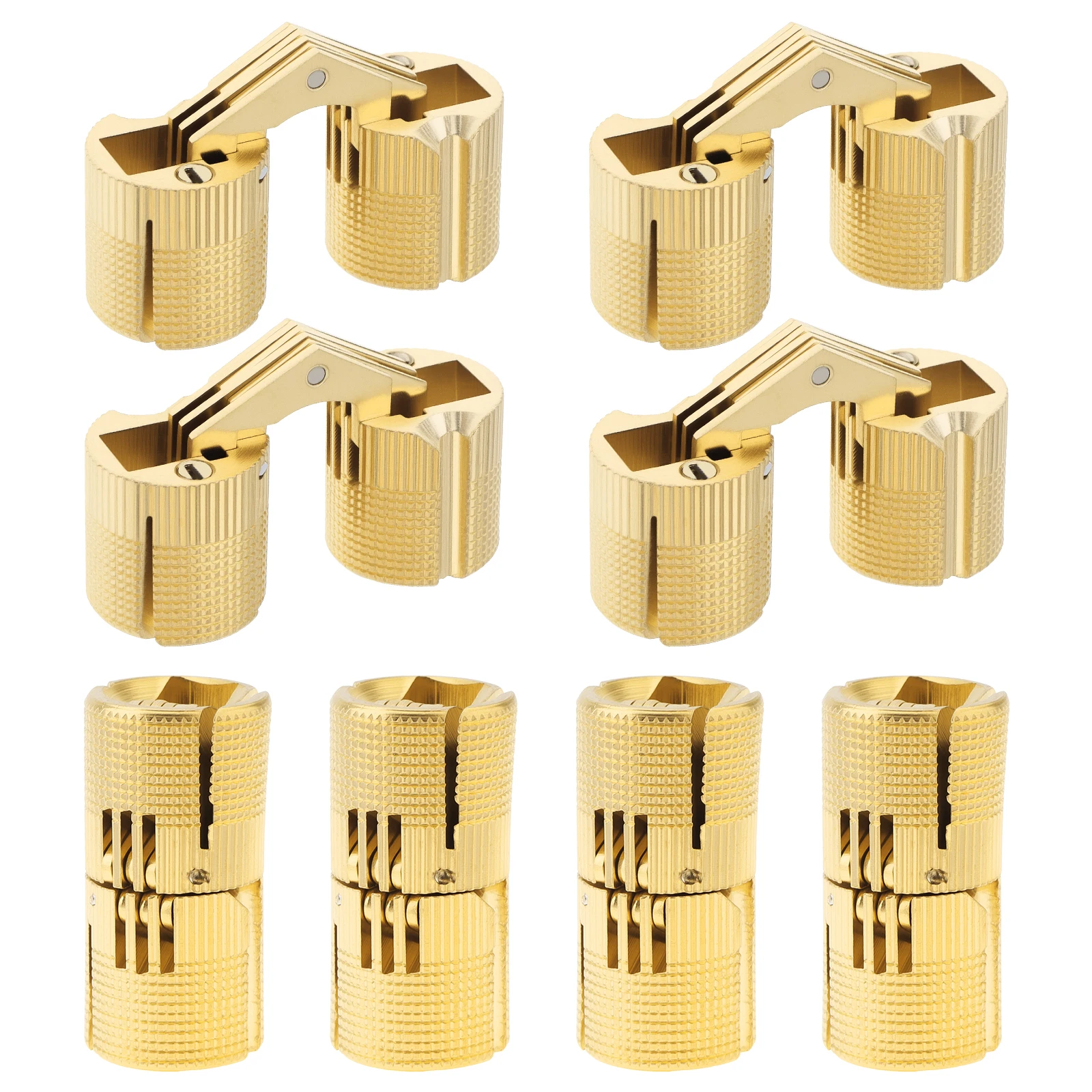8pcs 18 mm Hidden Barrel Hinges Brass Concealed Furniture Hinges for DIY Jewelry Box / Invisible Doors / Cabinets
8pcs 18 mm Hidden Barrel Hinges Brass Concealed Furniture Hinges for DIY Jewelry Box / Invisible Doors / Cabinets