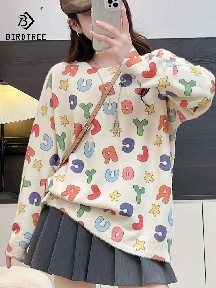New Autumn Cotton Long Sleeve Sweater, Women O Neck Cartoon Top, Mori Girl Loose Sweet Commute Warm Pullover, Winter T40629CC
New Autumn Cotton Long Sleeve Sweater, Women O Neck Cartoon Top, Mori Girl Loose Sweet Commute Warm Pullover, Winter T40629CC