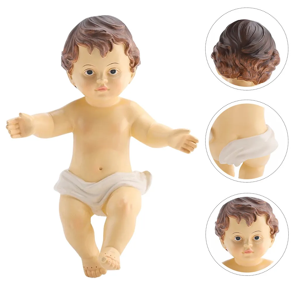 Jesus Resin Craft Desktop Ornament Religious Home Decoration Baby Jesus Sculpture Christianity Office Adornment
Jesus Resin Craft Desktop Ornament Religious Home Decoration Baby Jesus Sculpture Christianity Office Adornment