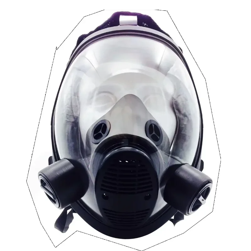 Spherical full-face mask silicone safety g as mask with double protection filter for firefighting
Spherical full-face mask silicone safety g as mask with double protection filter for firefighting