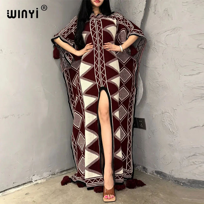WINYI print Comfort Warm black fashion kaftan Holiday dress Elegant Africa Women Boho party winter clothes for women long dress
WINYI print Comfort Warm black fashion kaftan Holiday dress Elegant Africa Women Boho party winter clothes for women long dress
