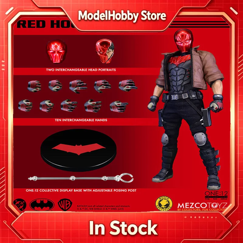 Original Mezco Toyz Red Hood 1/12 Limited Edition NYCC 2025 Jason Todd Batman Anime Action Collection Figures Model Toys
Original Mezco Toyz Red Hood 1/12 Limited Edition NYCC 2025 Jason Todd Batman Anime Action Collection Figures Model Toys