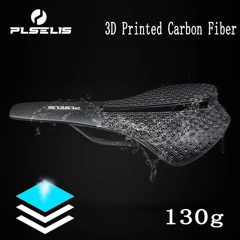 PLSELIS popular mountain bike carbon fiber 3D printed hollow out ultra lightweight breathable high-strength short nose saddle
PLSELIS popular mountain bike carbon fiber 3D printed hollow out ultra lightweight breathable high-strength short nose saddle