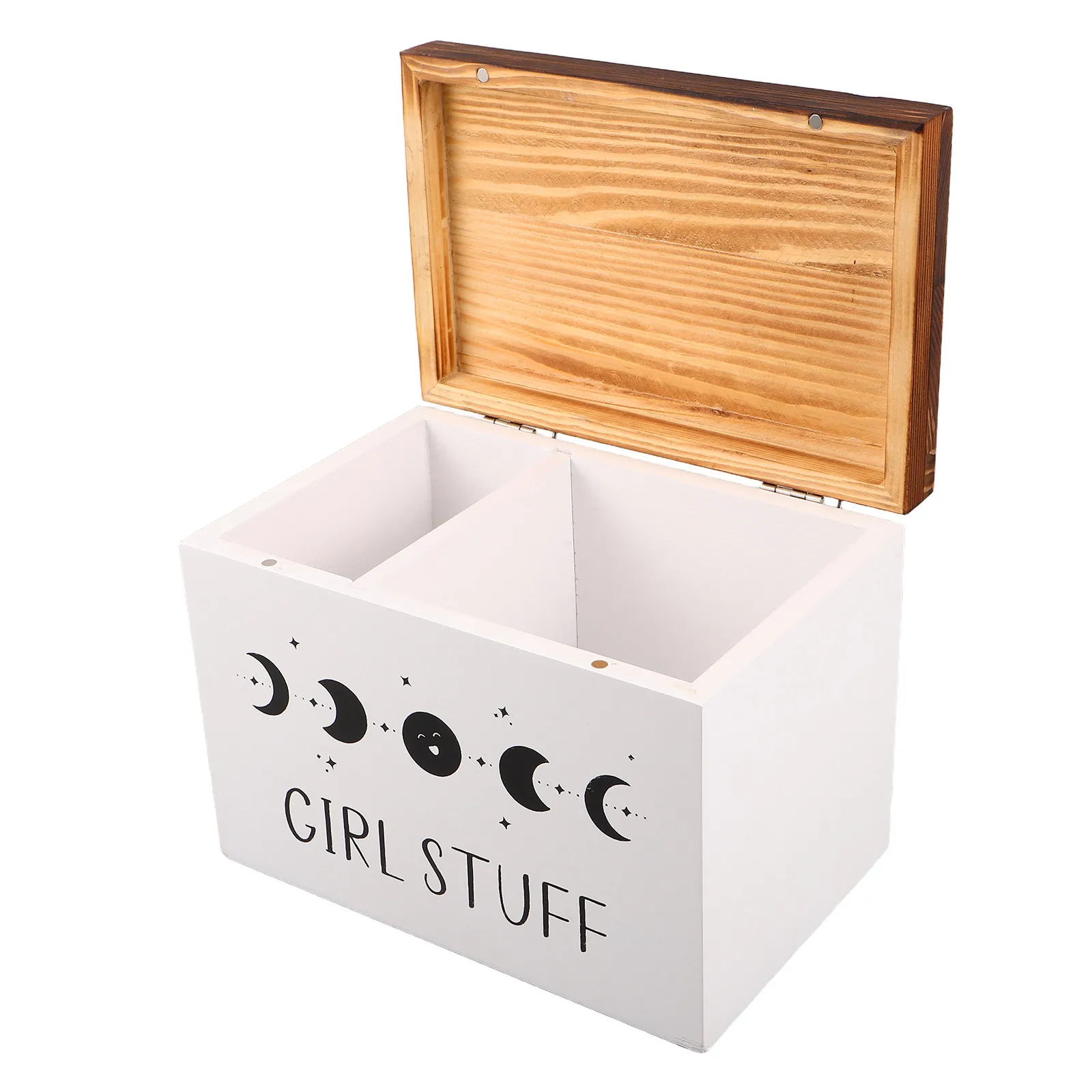 Wooden Tampon Holder for Bathroom Divided Lidded Countertop Storage Box Sanitary Feminine Product Organizer Bathroom Decor
Wooden Tampon Holder for Bathroom Divided Lidded Countertop Storage Box Sanitary Feminine Product Organizer Bathroom Decor