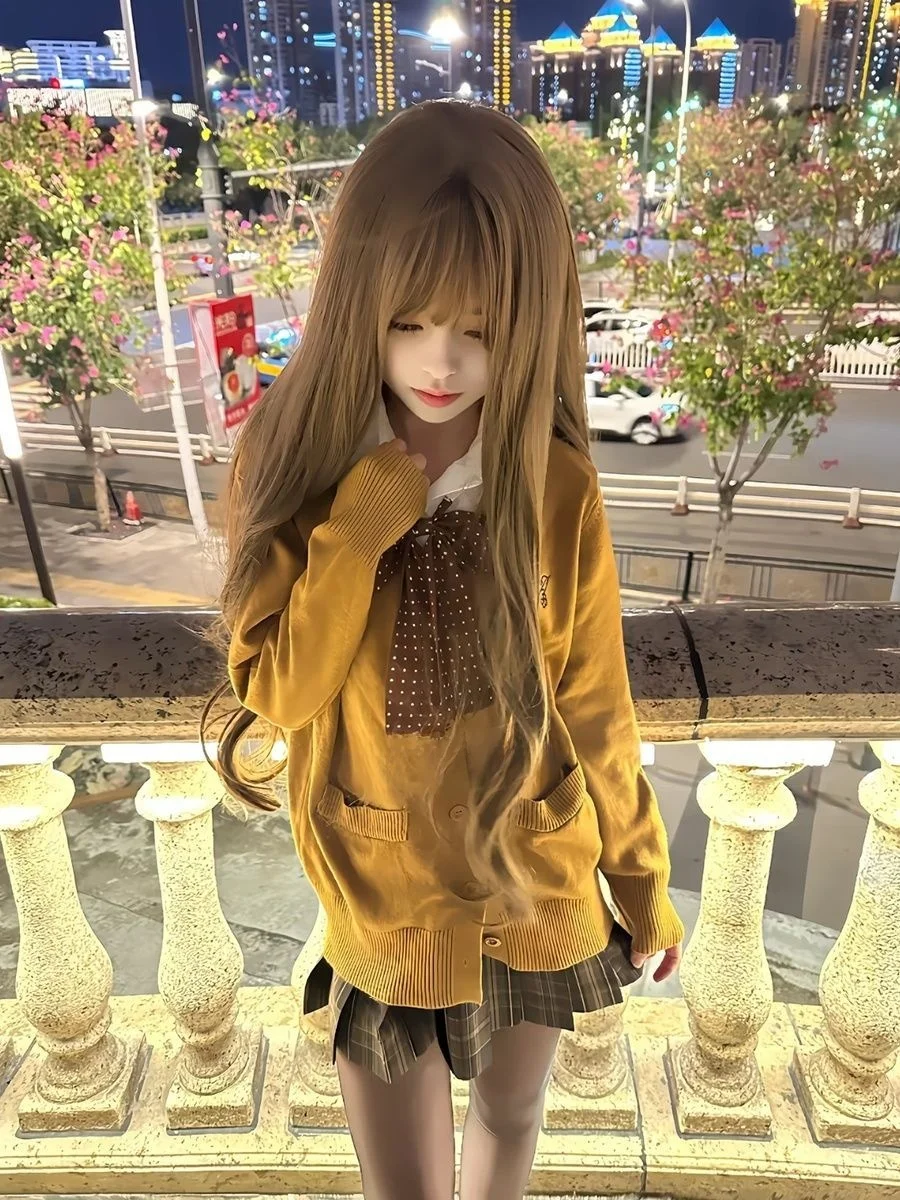 Autumn Winter orm Set Basic Sweater Cardigan Coat Caramel Bread Skirt Set School Sle Cherry Blossom Girl Faion Ensemble
Autumn Winter orm Set Basic Sweater Cardigan Coat Caramel Bread Skirt Set School Sle Cherry Blossom Girl Faion Ensemble