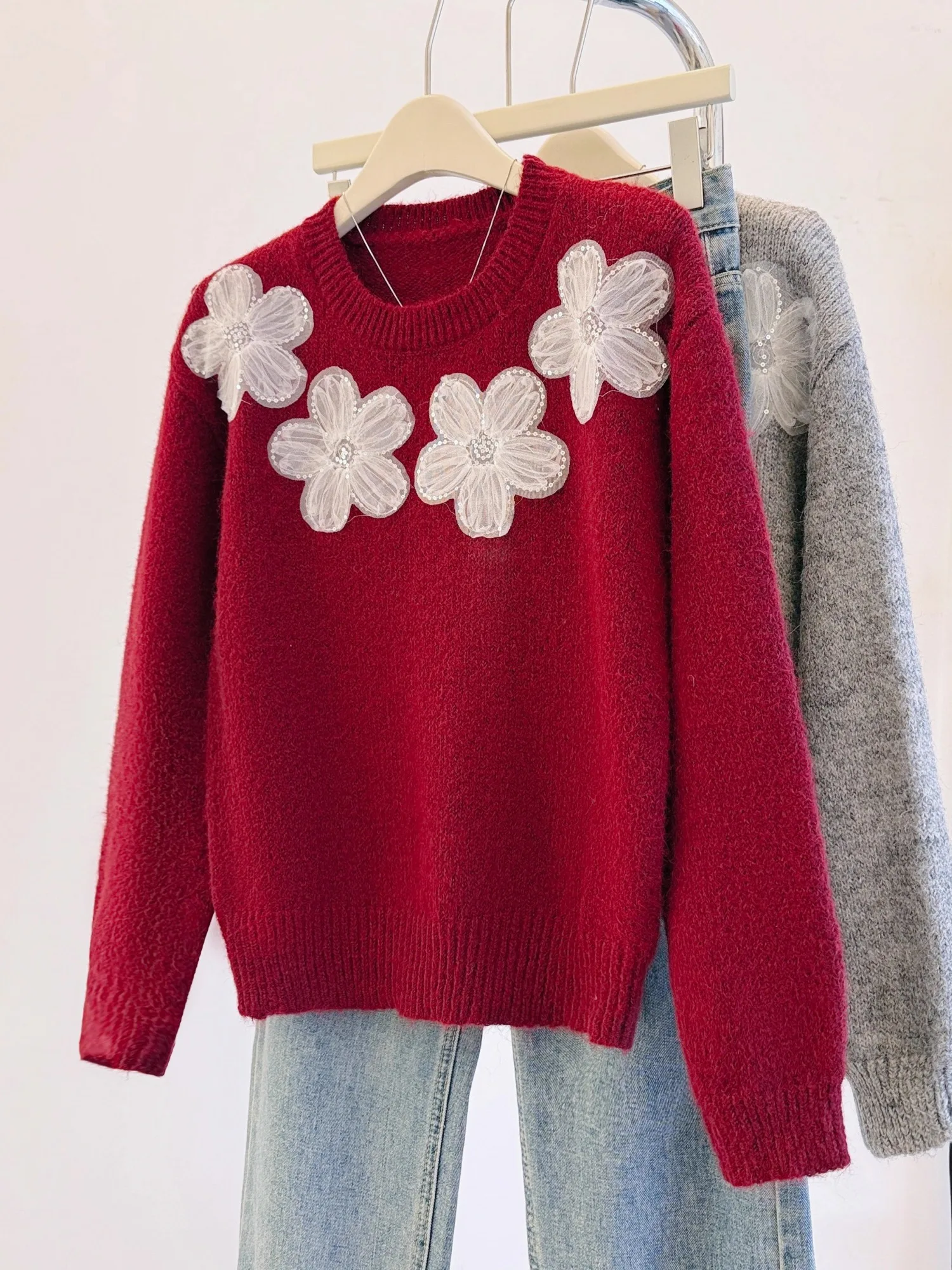 plus Size Knitted Flower Me Top Women's Autumn Winter Loose Inner Wear Warm Base irt Sweater Casual Comfortable Cotton Blend
plus Size Knitted Flower Me Top Women's Autumn Winter Loose Inner Wear Warm Base irt Sweater Casual Comfortable Cotton Blend