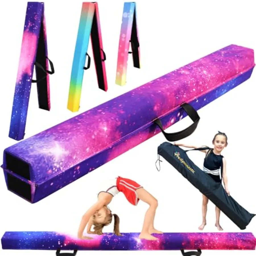 Home-gym folding balance beam for kids 3-12 suede cover black extra firm and portable with carrying bag
Home-gym folding balance beam for kids 3-12 suede cover black extra firm and portable with carrying bag