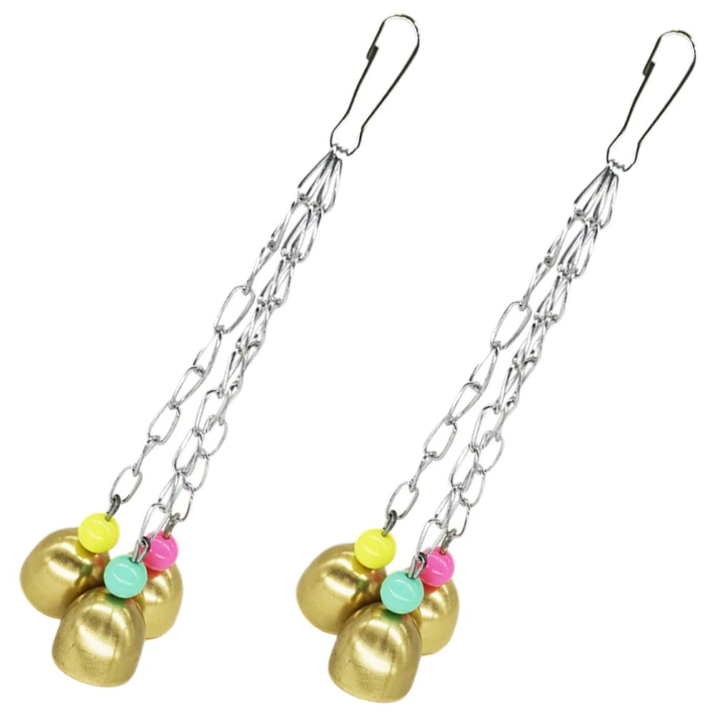 2Pcs Colorful Alloy Parrot Pendant Toys Bells Birdcage Small Birds Pet Bird Toy Durable Bite Resistant Perfect Size Cockatiels
2Pcs Colorful Alloy Parrot Pendant Toys Bells Birdcage Small Birds Pet Bird Toy Durable Bite Resistant Perfect Size Cockatiels