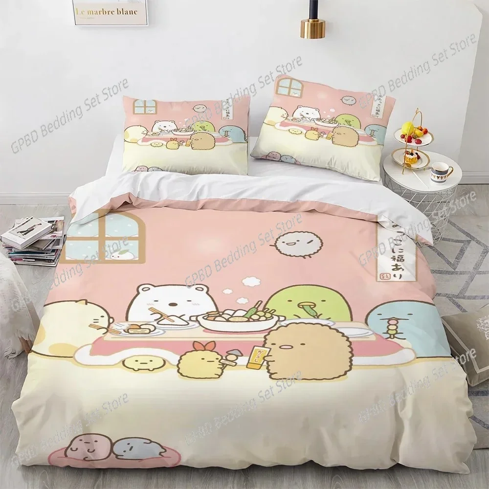Luxury New 3D Print Anime Kawaii Cartoon Sumikko Gurashi Bedding Set Twin Queen Size Duvet Cover Pillowcase Bed bedding
Luxury New 3D Print Anime Kawaii Cartoon Sumikko Gurashi Bedding Set Twin Queen Size Duvet Cover Pillowcase Bed bedding