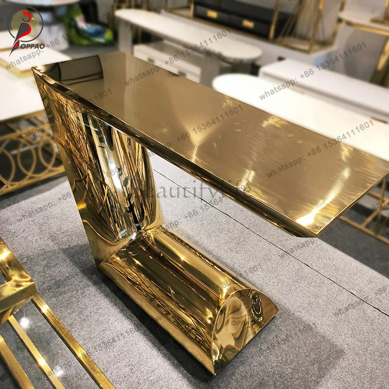 Italian foyer porch cabinet stainless steel rock slab table
Italian foyer porch cabinet stainless steel rock slab table