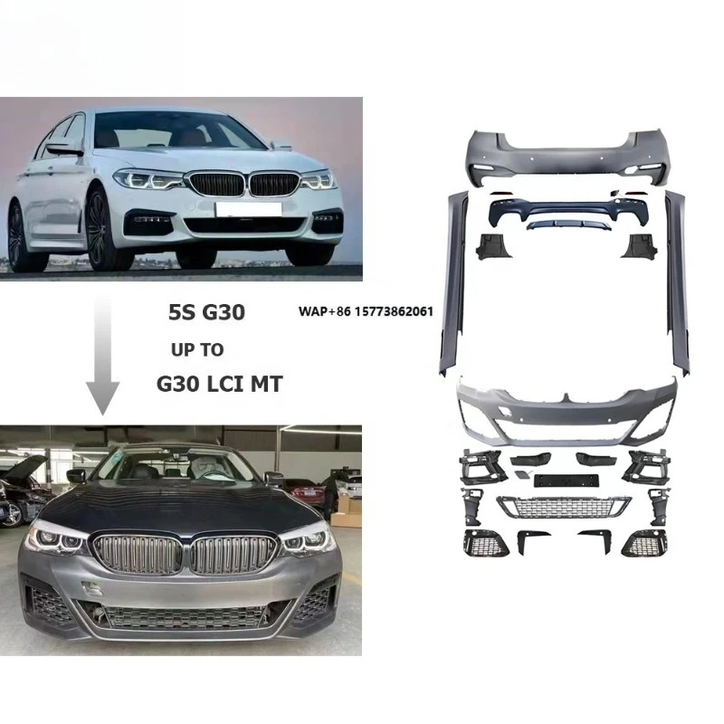 G30 Old to New G30 LCI MT Style Body Kit for Without Lights 5 Series G30 2016-2020 Year PP Car Accessories Car Bumpers
G30 Old to New G30 LCI MT Style Body Kit for Without Lights 5 Series G30 2016-2020 Year PP Car Accessories Car Bumpers
