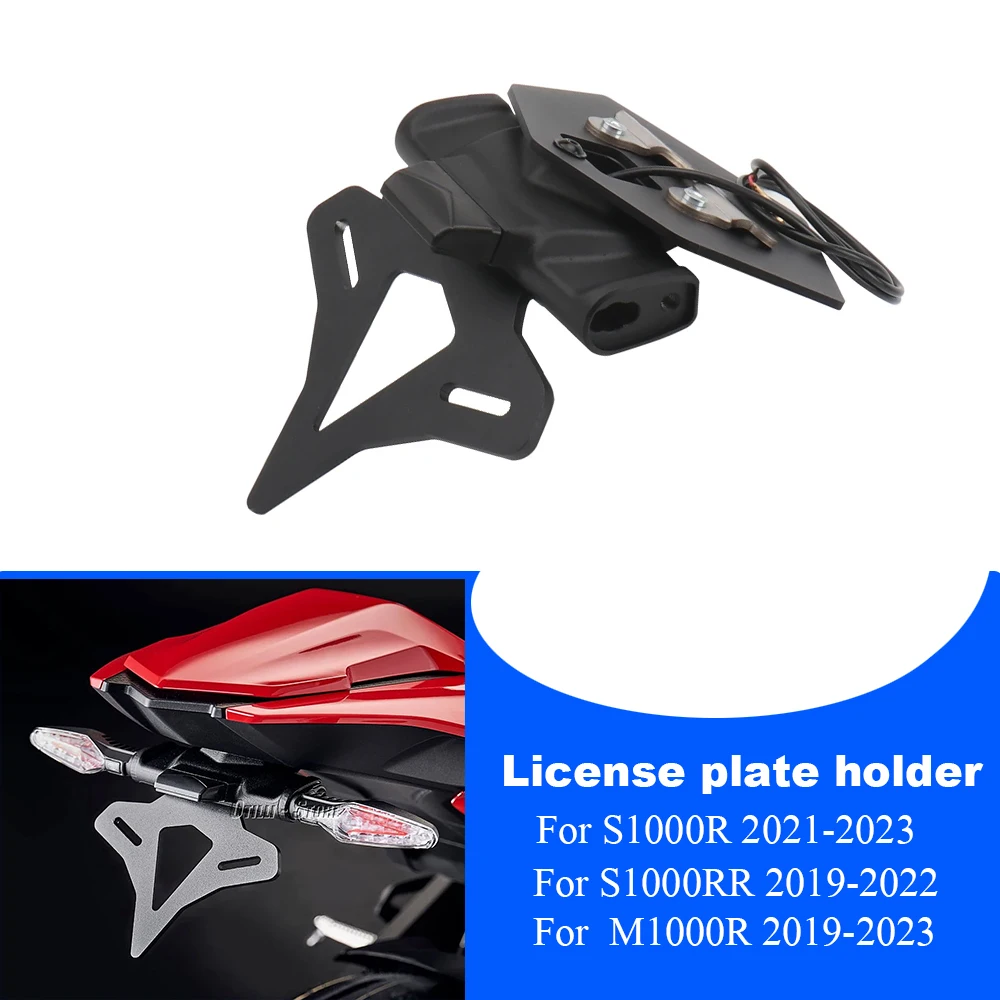 Motorcycle Accessories License Plate Holder with light For BMW S1000R 2021-2023 S1000RR M1000R 2019-2023
Motorcycle Accessories License Plate Holder with light For BMW S1000R 2021-2023 S1000RR M1000R 2019-2023