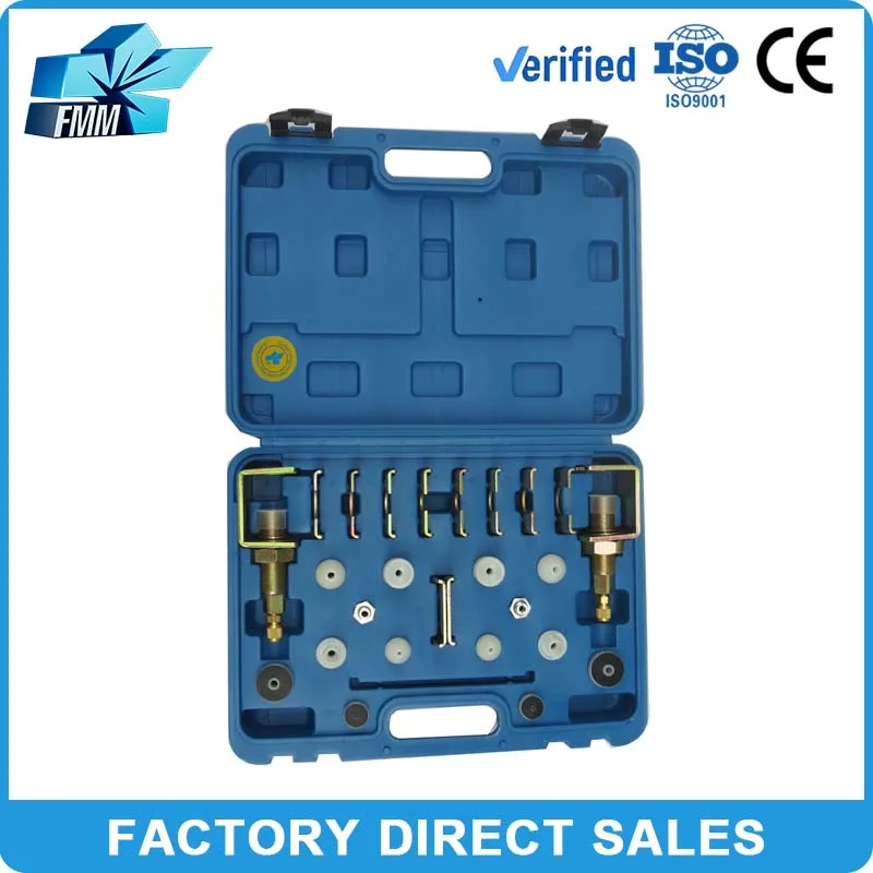 FMM Universal AC Leak Testing Detector Tool Flush Fitting Adapter Kit Fit 98% Vehicles A/C System Repair Tool 
FMM Universal AC Leak Testing Detector Tool Flush Fitting Adapter Kit Fit 98% Vehicles A/C System Repair Tool