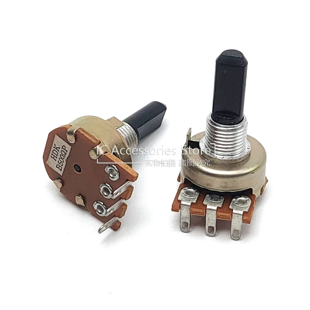 3PCS 161 Type Single 3 Pin B500Ω Amplifier Audio Volume Potentiometer Shaft Length 20MM
3PCS 161 Type Single 3 Pin B500Ω Amplifier Audio Volume Potentiometer Shaft Length 20MM