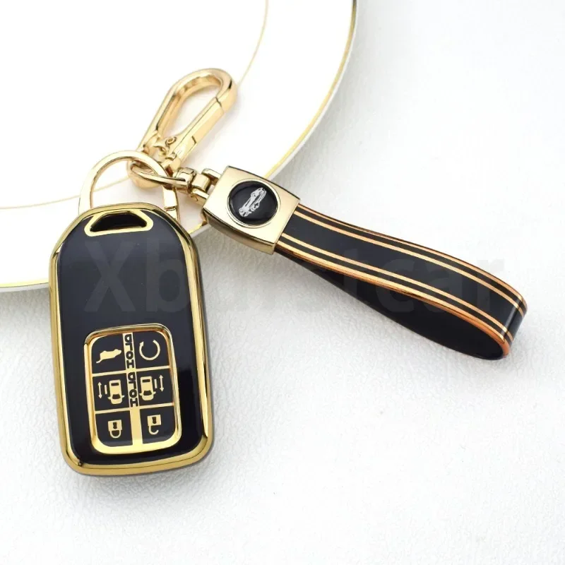 6 Buttons TPU Car Key Case Cover Protector Shell Fob For Honda Stepwgn Elysion Civic Fit Accord Pilot CRV HR-V MPV EX Odyssey
6 Buttons TPU Car Key Case Cover Protector Shell Fob For Honda Stepwgn Elysion Civic Fit Accord Pilot CRV HR-V MPV EX Odyssey