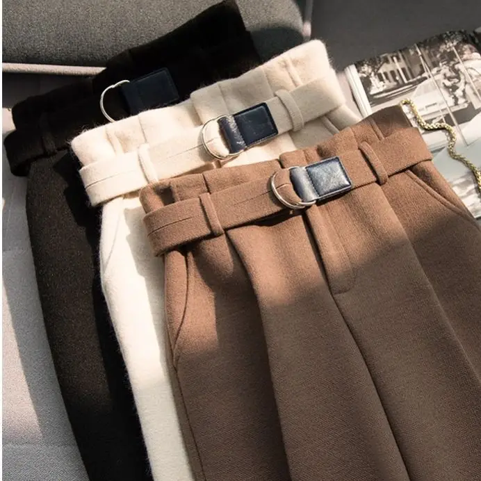 Fashion Wool Harlan Belt Women's New High Waist Suit Pants with Straight Tube for Autumn/Winter 2024 X534
Fashion Wool Harlan Belt Women's New High Waist Suit Pants with Straight Tube for Autumn/Winter 2024 X534