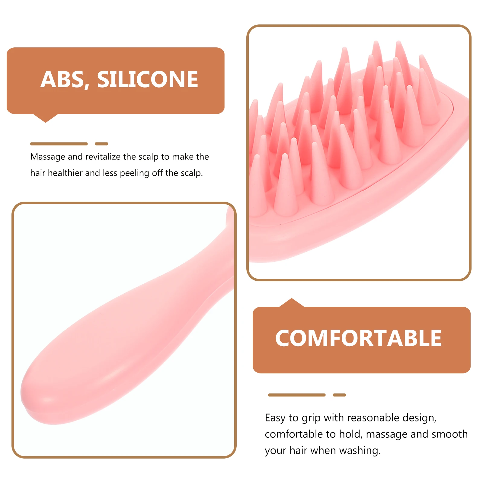 Shampoo Massage Comb Pink Scalp Massager Brush for Hair Washing Shower Deep Cleaning Dandruff Remover Portable Practical Hair
Shampoo Massage Comb Pink Scalp Massager Brush for Hair Washing Shower Deep Cleaning Dandruff Remover Portable Practical Hair