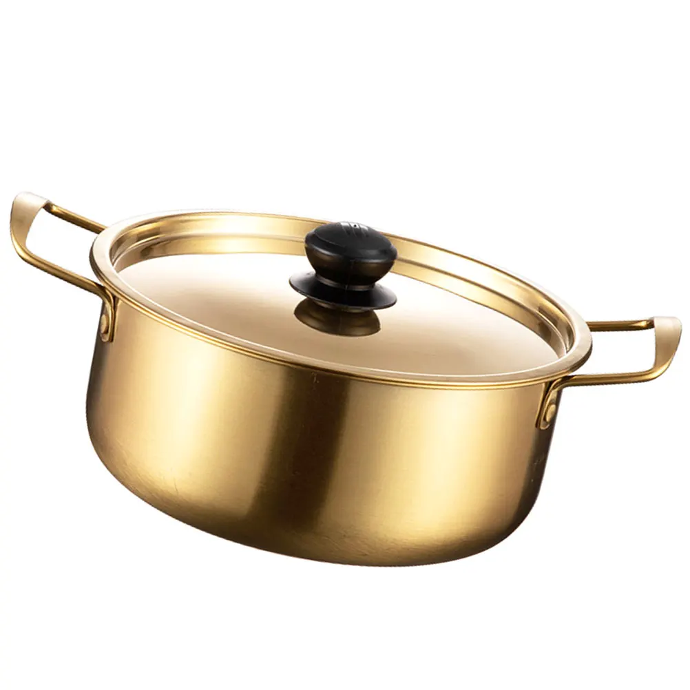 Stainless Steel Noodle Large Soup Cooking With Lid Korean Ramen Pot Big Kitchen Cookware Portable For Camping Hiking Picnic
Stainless Steel Noodle Large Soup Cooking With Lid Korean Ramen Pot Big Kitchen Cookware Portable For Camping Hiking Picnic