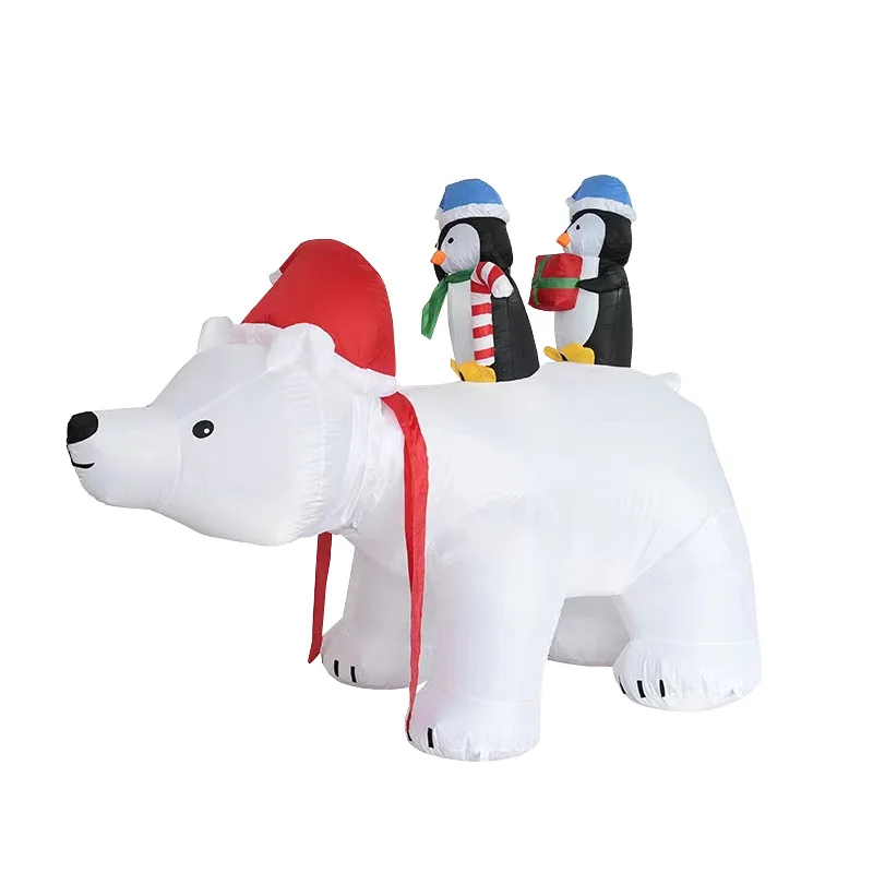 Christmas inflatable air model shaking head bear polar bear Christmas air model
Christmas inflatable air model shaking head bear polar bear Christmas air model