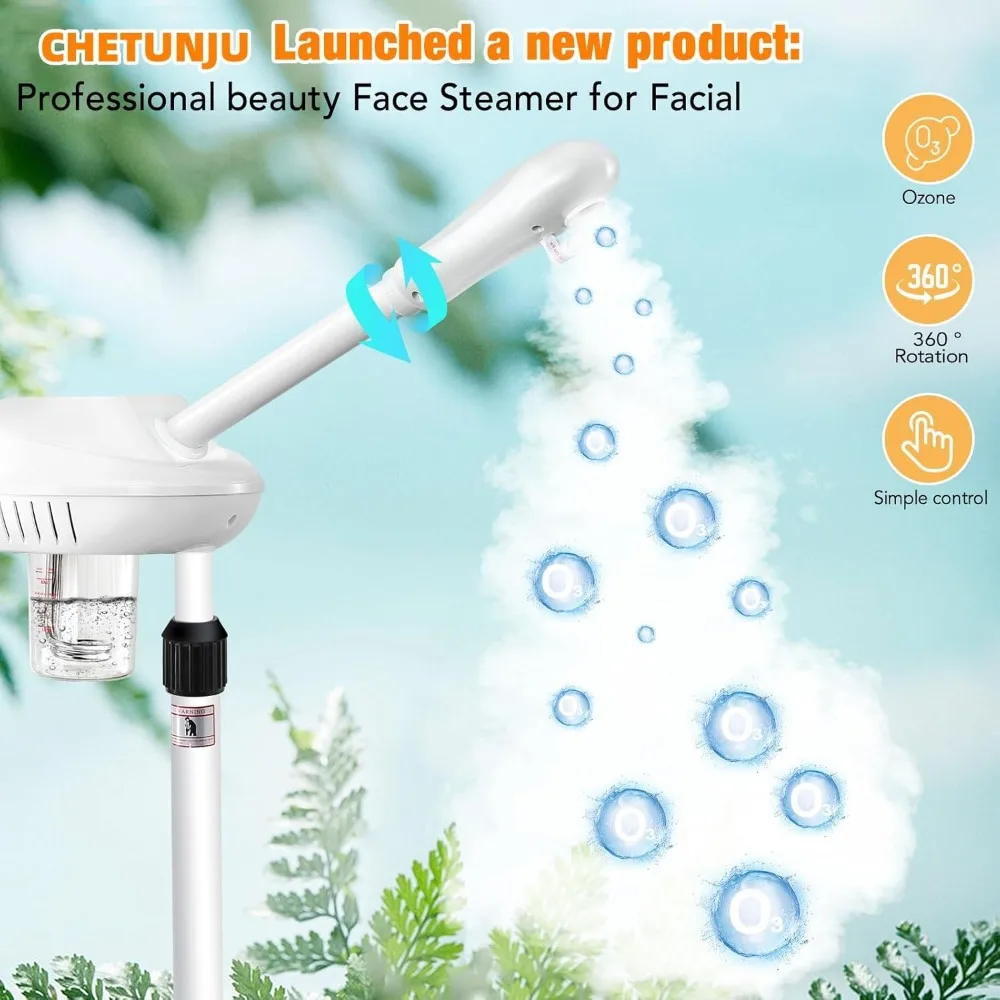 US Shipping Facial Steamer Atomizer Humidifier Adjustable Height Angle for Beauty Spa Facial Care Clean Skin Moisturize Pores
US Shipping Facial Steamer Atomizer Humidifier Adjustable Height Angle for Beauty Spa Facial Care Clean Skin Moisturize Pores