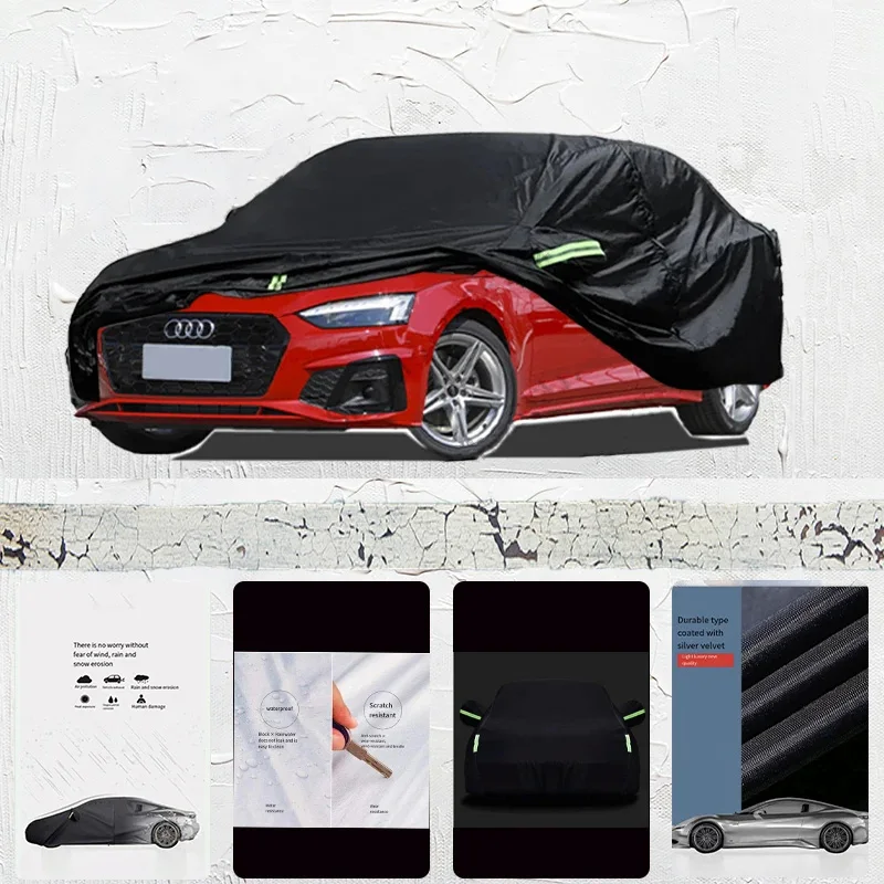For Audi-A5 Auto Anti snow Anti dust Anti-uv Anti peeling paint And Anti Rainwater 210t car cover Car cover protection
For Audi-A5 Auto Anti snow Anti dust Anti-uv Anti peeling paint And Anti Rainwater 210t car cover Car cover protection