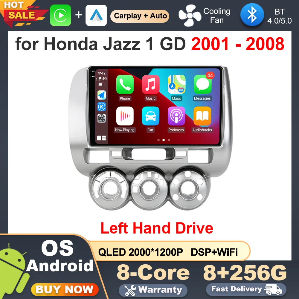 9 '' Left Hand Drive Android Intelligent System Car Video Multimedia Player For Honda Jazz 1 GD 2001 - 2008 HD IPS Touch Screen
9 '' Left Hand Drive Android Intelligent System Car Video Multimedia Player For Honda Jazz 1 GD 2001 - 2008 HD IPS Touch Screen