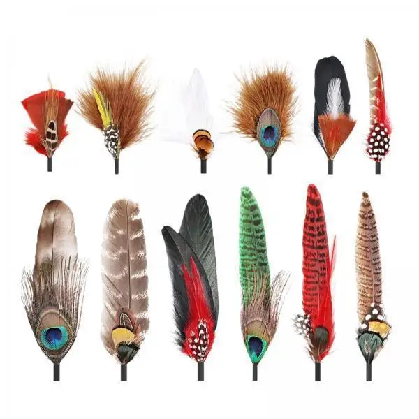 Feather Hat Accessories Colorful Decorative Feathers for Cowboy Fedora DIY Crafts and Party Decorations
Feather Hat Accessories Colorful Decorative Feathers for Cowboy Fedora DIY Crafts and Party Decorations