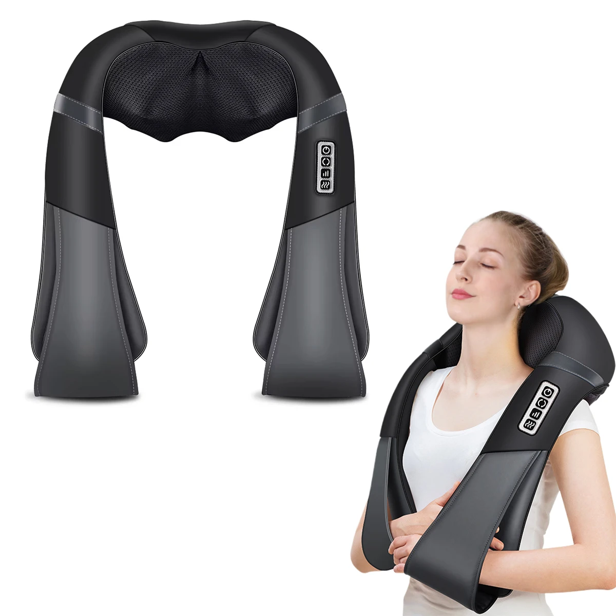 New 2025 Products Eight Massage Heads Kneading Shoulder and Neck Massager for Back Neck Massager Body Muscle Pain Relief
New 2025 Products Eight Massage Heads Kneading Shoulder and Neck Massager for Back Neck Massager Body Muscle Pain Relief