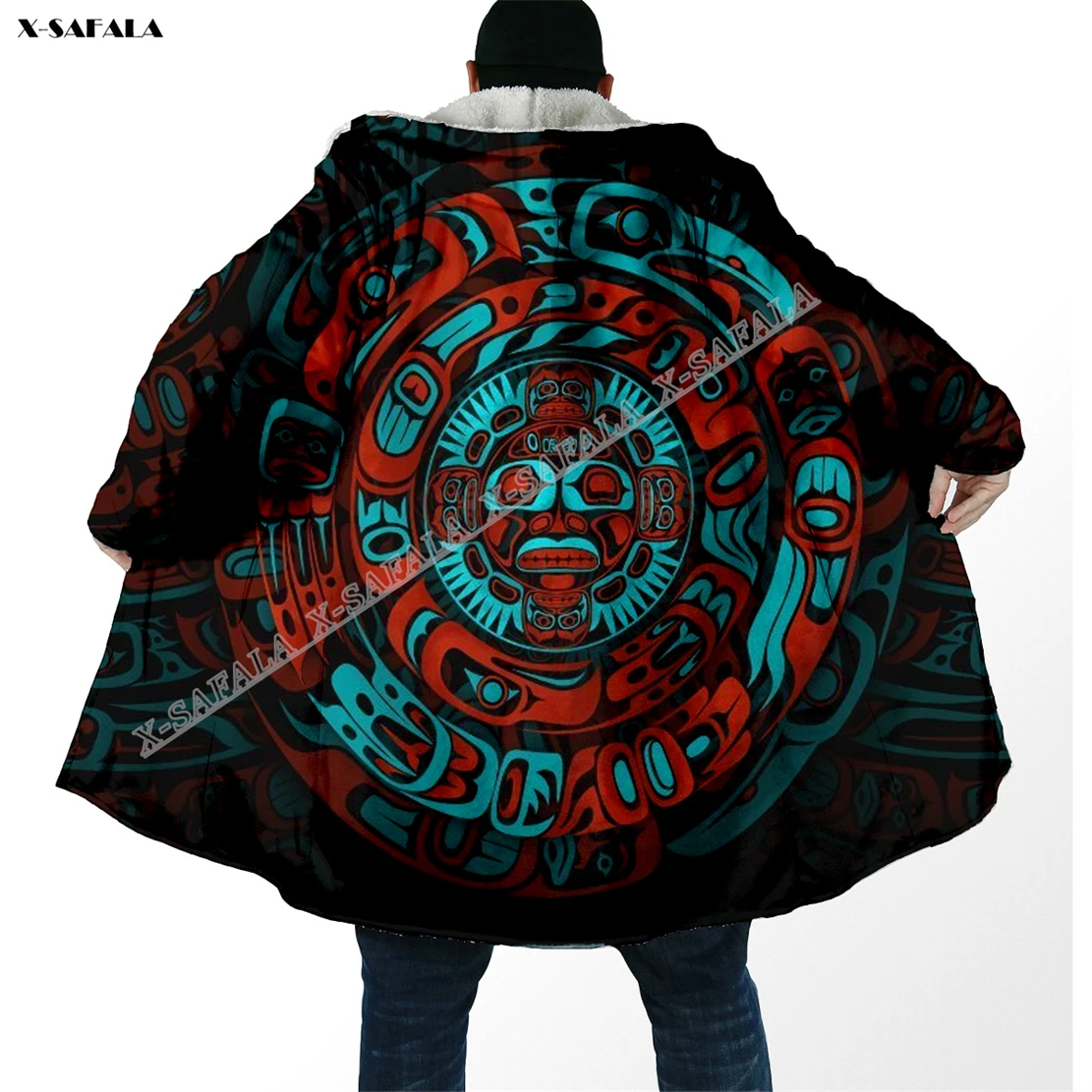 Mandala Spirit Raven Bear Mato Native Eagle 3D Printed Overcoat Hooded Blanket Coat Robe Fleece Loose Men Female Cloak Windproof
Mandala Spirit Raven Bear Mato Native Eagle 3D Printed Overcoat Hooded Blanket Coat Robe Fleece Loose Men Female Cloak Windproof