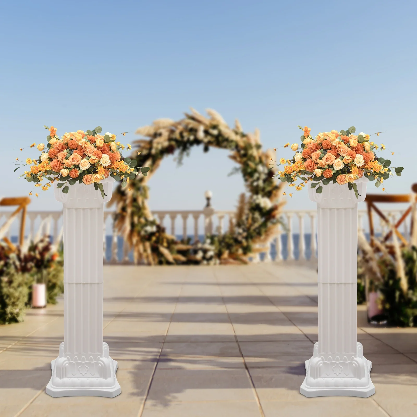 2 Wedding Roman Columns 30 * 90cm Wedding Roman Column, Wedding Landscaping Roman Pillar
2 Wedding Roman Columns 30 * 90cm Wedding Roman Column, Wedding Landscaping Roman Pillar