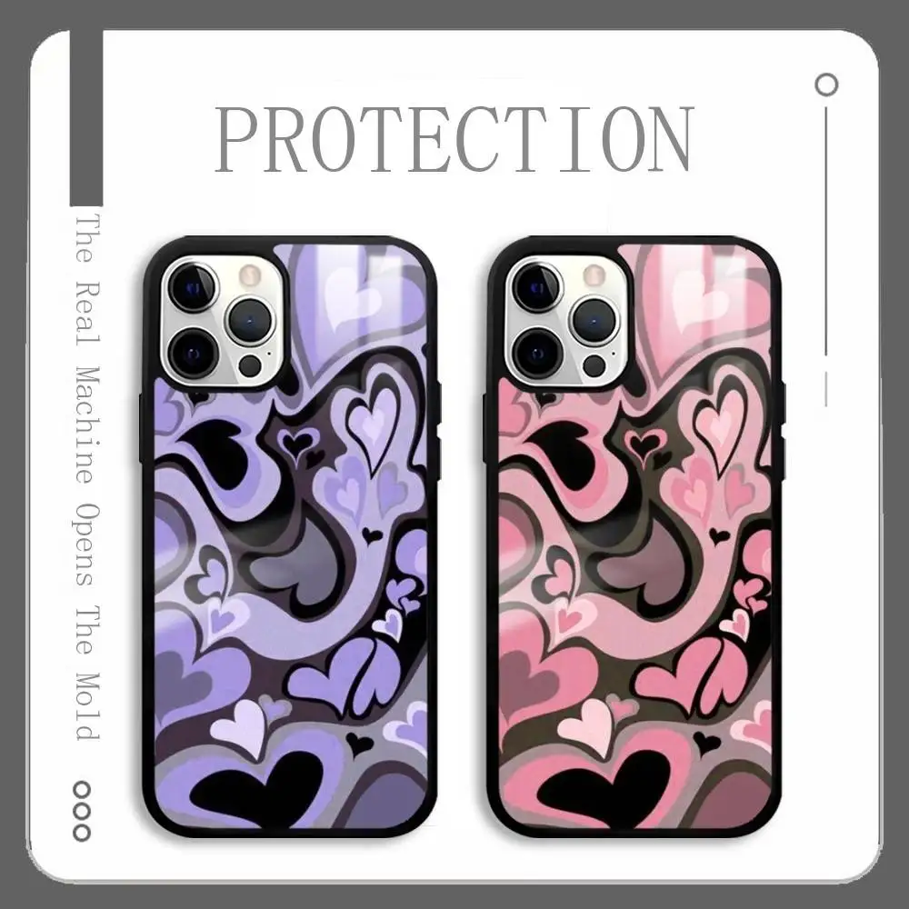 Purple Love Graffiti Wildflower Phone Case For IPhone 16 15 14 13 12 11 Pro Max Plus Mini Plus Hard Mirror Surface Protect Funda
Purple Love Graffiti Wildflower Phone Case For IPhone 16 15 14 13 12 11 Pro Max Plus Mini Plus Hard Mirror Surface Protect Funda