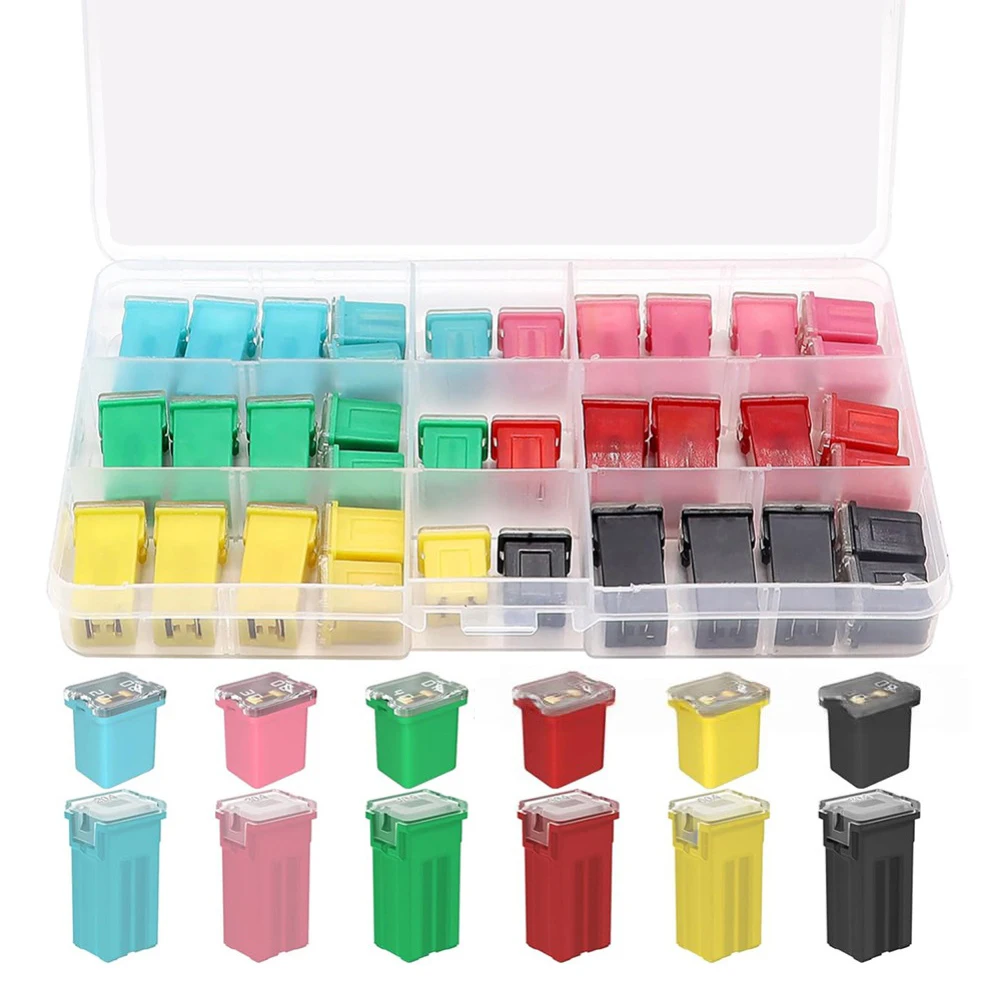 Набор для замены предохранителей: высокие и низкопрофильные, как показано на рисунке, ассортимент предохранителей, пластиковый корпус, огнестойкий материал
Набор для замены предохранителей: высокие и низкопрофильные, как показано на рисунке, ассортимент предохранителей, пластиковый корпус, огнестойкий материал