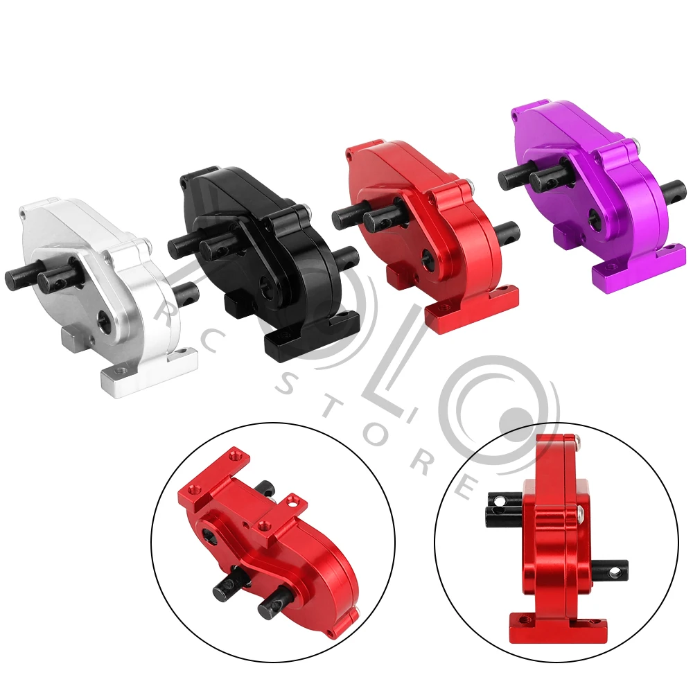 LCG Metal Prefixal Gearbox Front Motor Transmission Transfer Case 30% Overdrive For 1/10 RC Crawler SCX10 I II 90046 Capra TRX4
LCG Metal Prefixal Gearbox Front Motor Transmission Transfer Case 30% Overdrive For 1/10 RC Crawler SCX10 I II 90046 Capra TRX4