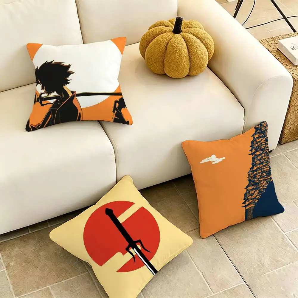 Samurai Champloo-O Anime Pillow Case Square Double-Sided Sofa Cushion Cover Bedroom Bedside Pillow Gift
Samurai Champloo-O Anime Pillow Case Square Double-Sided Sofa Cushion Cover Bedroom Bedside Pillow Gift