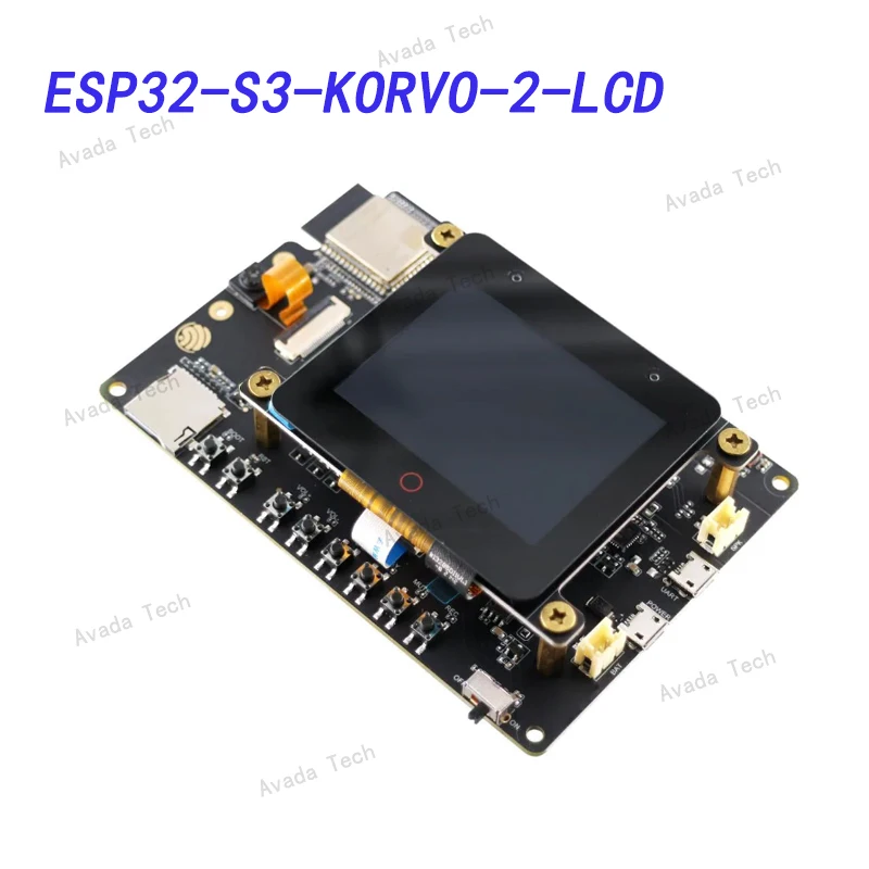 Avada Tech ESP32-S3-KORVO-2-LCD This extension board should be used together with other accessories of the main board ESP32-S3-K
Avada Tech ESP32-S3-KORVO-2-LCD This extension board should be used together with other accessories of the main board ESP32-S3-K