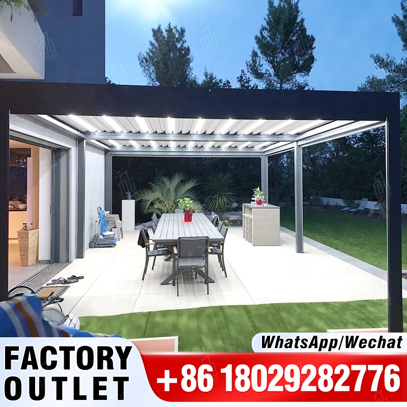 Roof Gazebo Aluminum Gazebo Best Price Metal Wholesale Metal Waterproof Electric Aluminum Pergola 10Year
Roof Gazebo Aluminum Gazebo Best Price Metal Wholesale Metal Waterproof Electric Aluminum Pergola 10Year