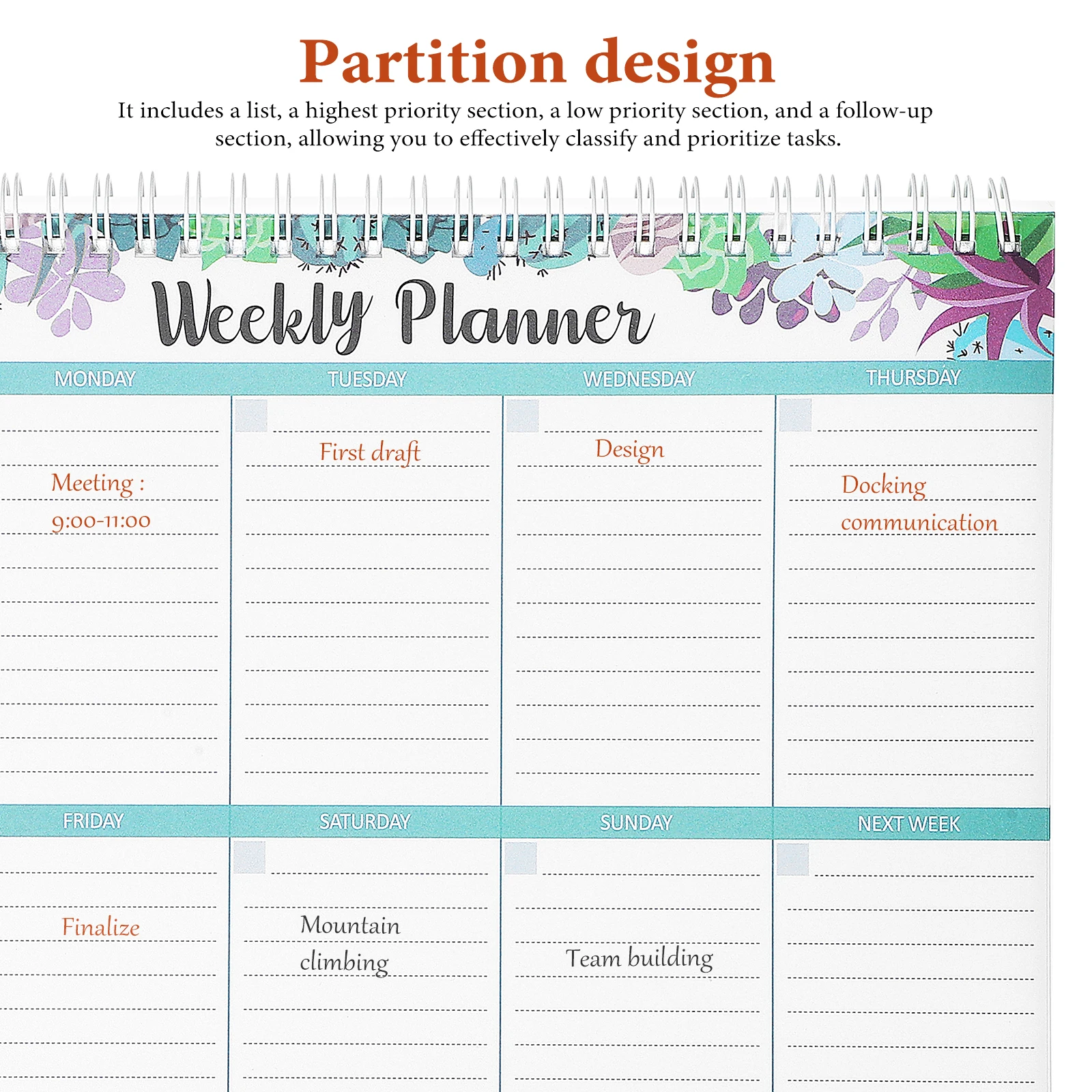 Weekly Planner Book Memo Agenda Notebook Undated Blank Weeks Planner Sheets Habit Tracking Schedule Notepad Portable Paper
Weekly Planner Book Memo Agenda Notebook Undated Blank Weeks Planner Sheets Habit Tracking Schedule Notepad Portable Paper