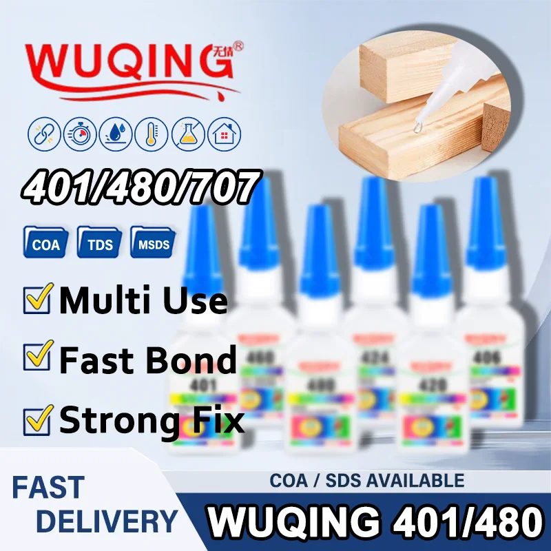 Кианоакрилатный мгновенный клей-герметик WUQING 401 402406 495 для быстрого склеивания металла, пластика, дерева, керамики, промышленного ремонта, сильная фиксация, 20 г
Кианоакрилатный мгновенный клей-герметик WUQING 401 402406 495 для быстрого склеивания металла, пластика, дерева, керамики, промышленного ремонта, сильная фиксация, 20 г