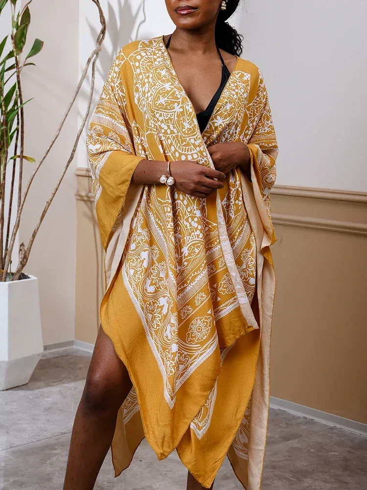 2025 Bikini Cover-Ups Women Beach Cover Up Chic Printed Plus Size Beach Plus Size Summer New Fashion Female Vacation Beachwear
2025 Bikini Cover-Ups Women Beach Cover Up Chic Printed Plus Size Beach Plus Size Summer New Fashion Female Vacation Beachwear