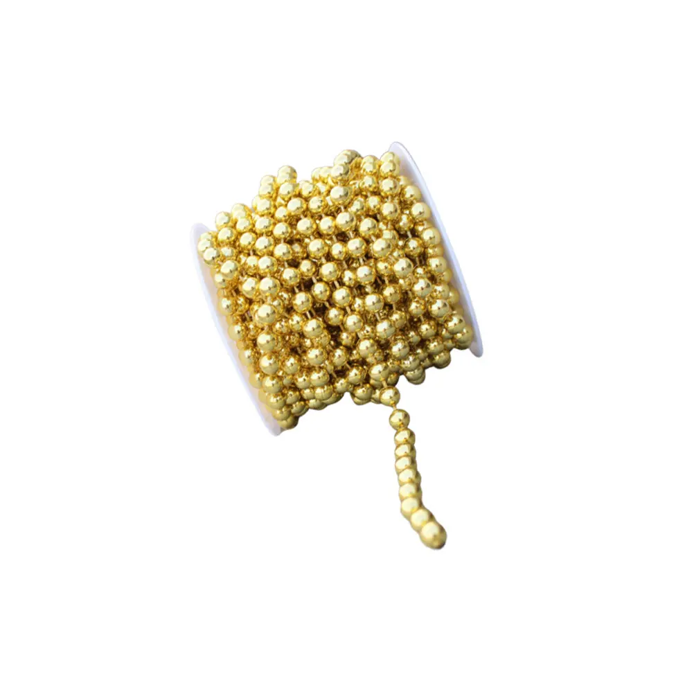 Electroplating Gold Bead String 8MM Round Garland DIY Chain Stage Decoration Birthday Party Wedding Accessories
Electroplating Gold Bead String 8MM Round Garland DIY Chain Stage Decoration Birthday Party Wedding Accessories