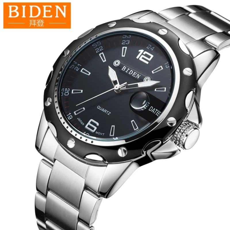 Men's Business Watch Waterproof Calendar Glow-in-Dark Multifunctional Steel Band Men's Watch Holiday Gift
Men's Business Watch Waterproof Calendar Glow-in-Dark Multifunctional Steel Band Men's Watch Holiday Gift