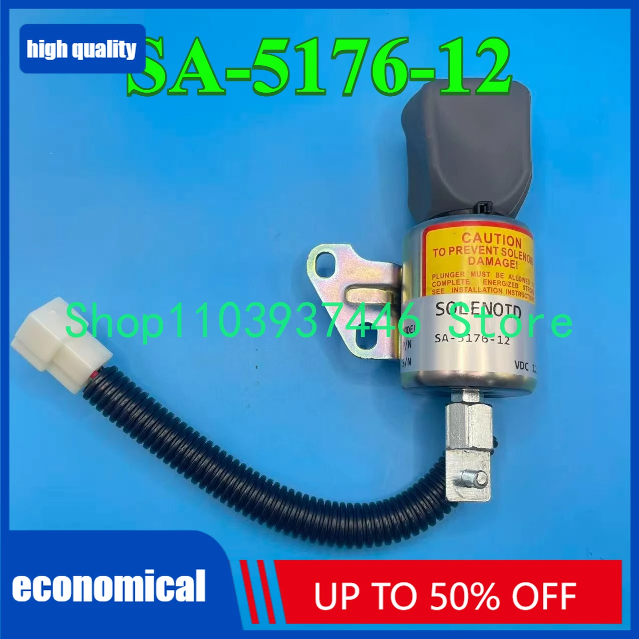12V 1756ES-12SUC5B1S5 SA-5176-12 SA-4899-12 Fuel Shutdown Solenoid Valve Fits for D722 D902 Z482 w/ 3 Months Warranty
12V 1756ES-12SUC5B1S5 SA-5176-12 SA-4899-12 Fuel Shutdown Solenoid Valve Fits for D722 D902 Z482 w/ 3 Months Warranty