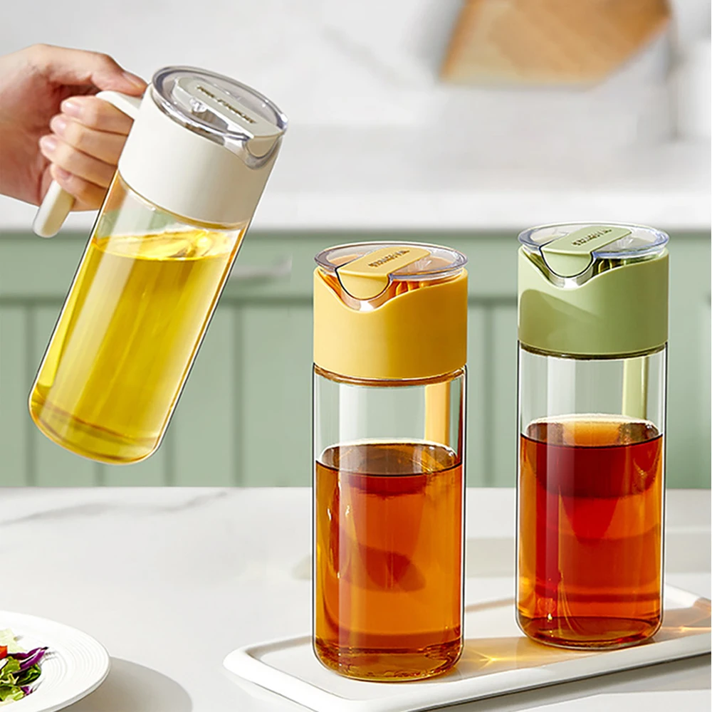 550ML Oil Bottle Olive Oil Dispenser For Cooking Kitchen Storage Oil Cruet Automatic Opening and Closing Condiment Container
550ML Oil Bottle Olive Oil Dispenser For Cooking Kitchen Storage Oil Cruet Automatic Opening and Closing Condiment Container