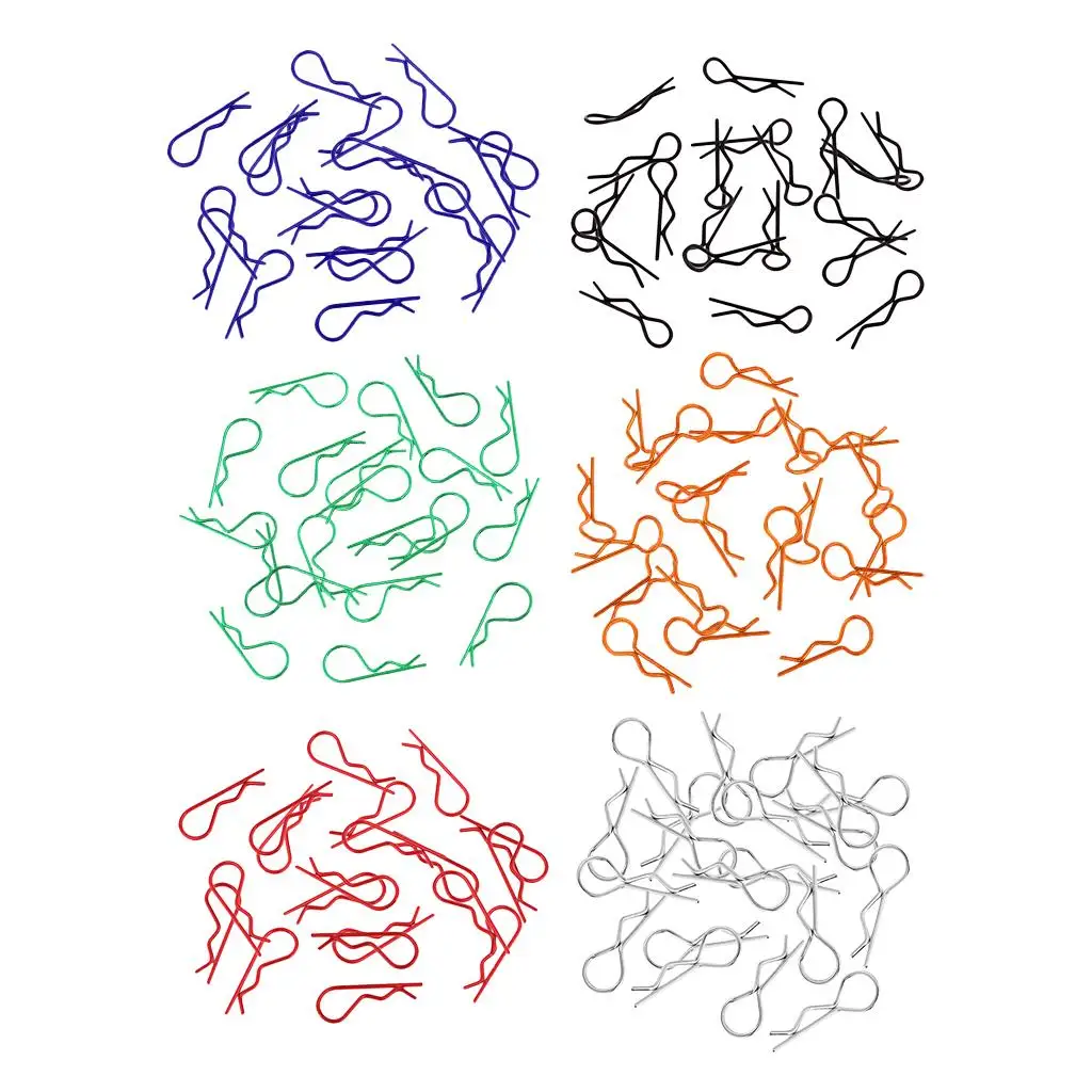 20 Piece RC Car Shell R Clips Fit for 1/10 1/12 1/16 1/18 RC Car Accs Parts
20 Piece RC Car Shell R Clips Fit for 1/10 1/12 1/16 1/18 RC Car Accs Parts