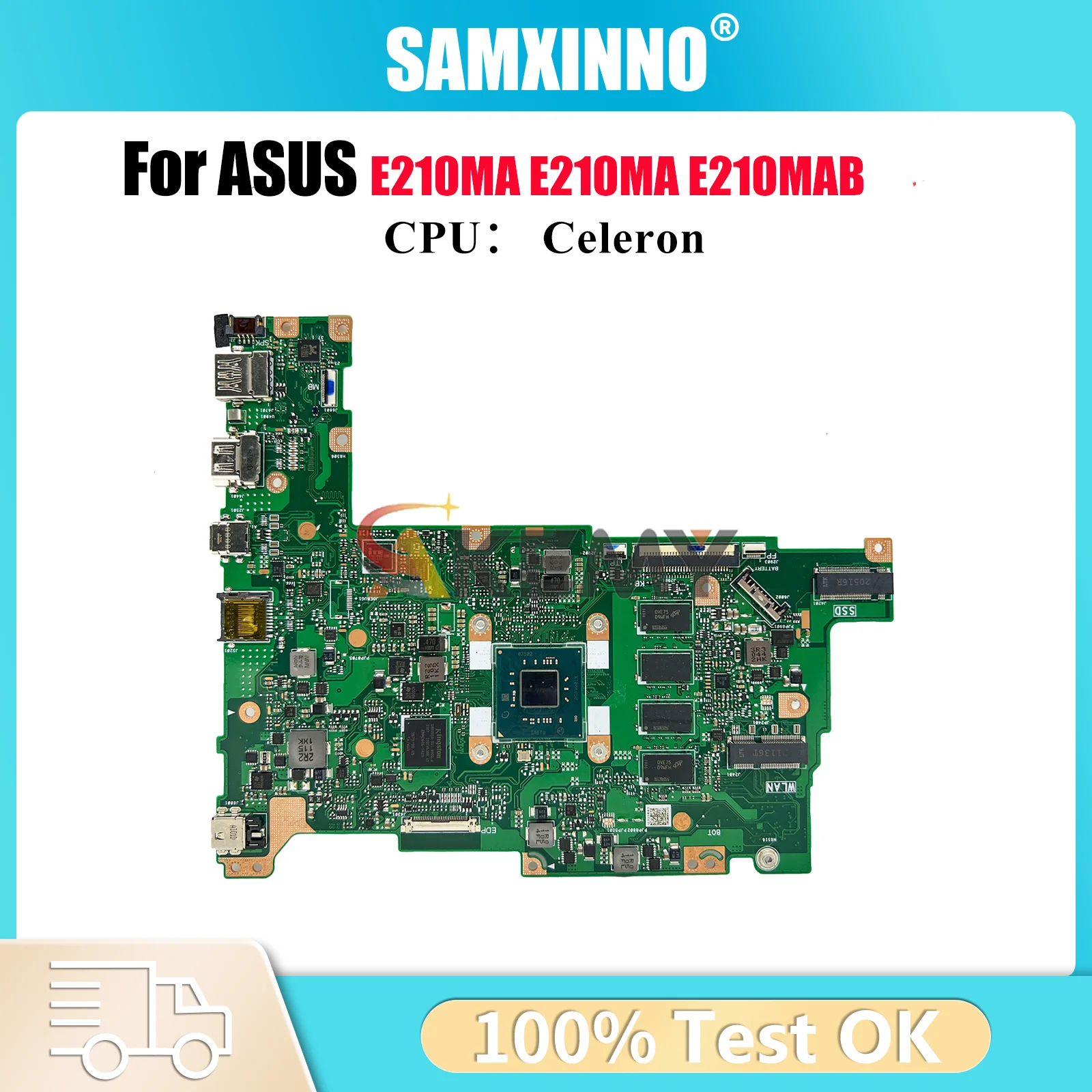 E210MA Laptop Motherboard For ASUS EeeBook E210M E210MAB E210MA Notebook Mainboard With Celeron CPU 100% tests OK fast shipping
E210MA Laptop Motherboard For ASUS EeeBook E210M E210MAB E210MA Notebook Mainboard With Celeron CPU 100% tests OK fast shipping
